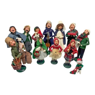 Byers Choice Christmas Carolers Lot Of 12 Years 1988-2000 Vintage - Image 1 of 4