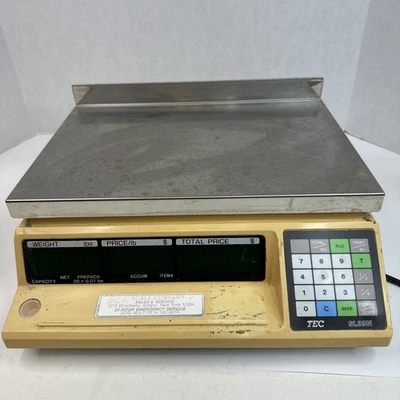 TEC Toshiba Electronic Computing Scale SL-39N 0-30 Lb - WORKS - Image 1 of 4