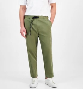 $138 HUGO HUGO Men’s Geiko Woven Pants Trousers- Open Green- Size: Medium-New - Picture 1 of 10