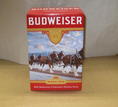 NEW 2025 Budweiser "The Journey" Holiday Stein - IN STOCK - FAST FREE SHIPPING - Image 1 of 4