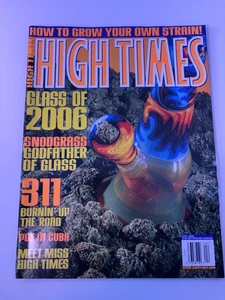 High Times Magazine April 2006 Snodgrass Godfather of Glass No Label - Picture 1 of 10