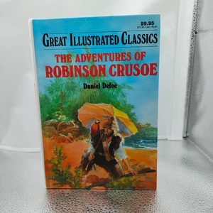 Baronet Books Robinson Crusoe Classics Hardcover Book Adapted Good - Imagen 1 de 8