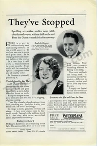 Nastro dentifricio pepsodente 1926 vecchia STAMPA ANNUNCIO idea decorazione parete! (4185) - Foto 1 di 1