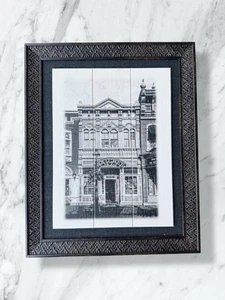 Orologi Disney Main Street incorniciati arte da parete stile vintage stampa legno foto - Foto 1 di 2