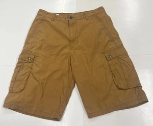 Levis Cargo Shorts Mens Size 31 Brown Khaki Ripstop Cargo Y2K Outdoor Skater - Picture 1 of 15