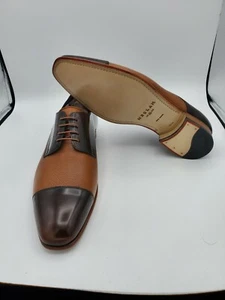 Mezlan Mens Lecce Deerskin Two-Tone Camel 19406 - Picture 1 of 6