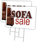 Sofa Sale 2 Pack of 18" X 24" Yard Sign & Stake | Advertise Your Business | Stak