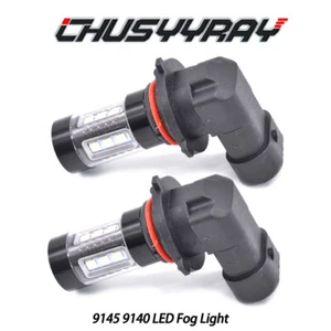 Pair For Dodge Magnum 2005-2008 white Fog Light Bulbs Kit 9005/9006/9145 6000K - Foto 1 di 11