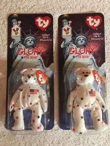 One Retired Ty Mini Beanie Baby - Glory The Bear - Edición McDonalds (1999) - Imagen 1 de 8