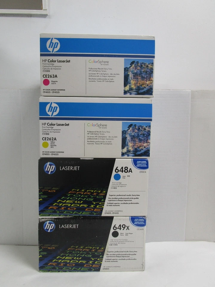 HP 648A (CE261A) Cyan LaserJet Toner Cartridge