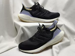 Adidas Ultra Boost 21 Womens Running Shoe Black/Purple Size 10 - Picture 1 of 7