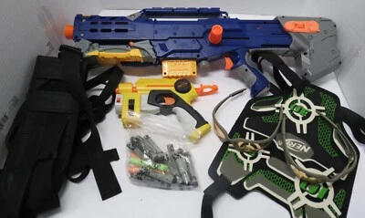 Nerf Blaster Bundle: Longshot CS-6; Single Shot Blaster, PLUS - Image 1 of 4