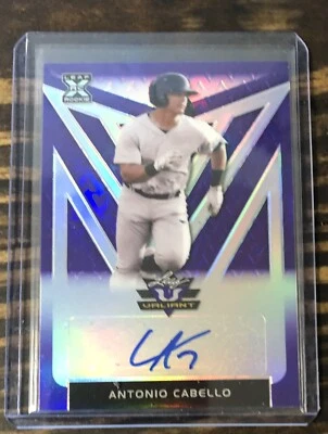 2020 Leaf Valiant Antonio Cabello Auto /25 New York Yankees - Image 1 of 2