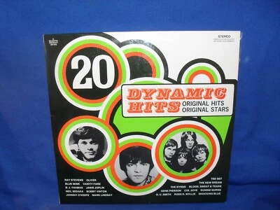 20 DYNAMIC HITS – AUSTRALIAN LP RECORD - SEDAKA, O' KEEFE, BLUE MINK, BYRDS. - Image 1 of 3