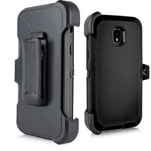 For Samsung J3 2018/Orbit/Prime 2/Eclipse 2/Emerge Holster Defender Armor Case - Picture 1 of 30