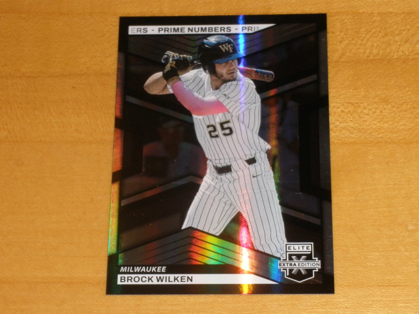2023 Panini Elite Extra Edition Prime Numbers B #33 Brock Wilken 12/60 RC