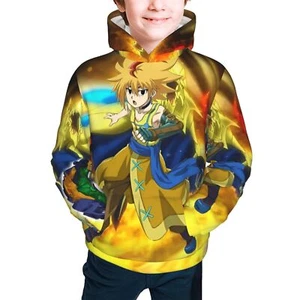Beyblade cartoon pattern Teens Sweatshirts Pullover Novelty Hoody Holiday Gifts - Picture 1 of 39