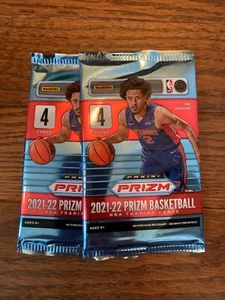 LOT (2) 2021-22 Panini Prizm Basketball Packs Silver Green Wave USA +++ Rookies - Picture 1 of 1