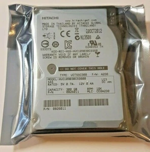 300 GB SAS Hitachi HUC109030CSS600 10000rpm 64MB HDD 2.5 " Hard Drive New - Picture 1 of 1