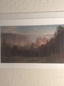 Thomas Hill Original Fine Art Print Signed. Great Canyon Of The Sierra, Yosemite - Picture 1 of 2