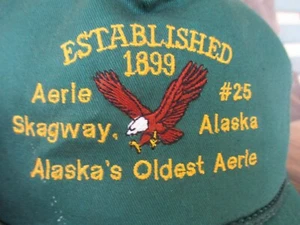 Skagway Alaska Hat Cap Snapback 1899-1999  OLDEST #25 EAGLE VTG              #8 - Picture 1 of 5