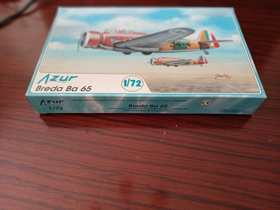 Azur  Breda Ba 65 K14  1/72  Regia Aeronautica Spanish Civil War As New Sealed - Immagine 1 di 1