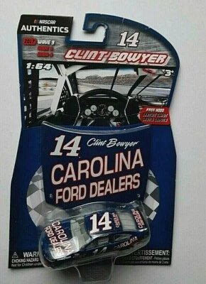 CLINT BOWYER #14 Nascar Authentics 2017 Wave 9 Carolina Ford Fusion New  1:64 - Image 1 of 3
