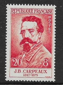 France 1958 Red Cross Fund 20 f + 8 f red SG 1394 unused  (D114) - Picture 1 of 1