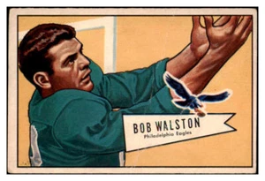 1952 BOWMAN LARGE #138 BOBBY WALSTON EAGLES FR-GD SET BREAK 519460 (KYCARDS) - Picture 1 of 2