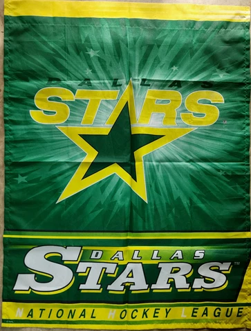 Dallas Stars - Flag - Banner - NHL - Old Logo - 28" x 37" Cover