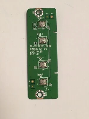 VIZIO E70-E3 KEY CONTROL BOARD 1P-1177X02-2010 - Image 1 of 4