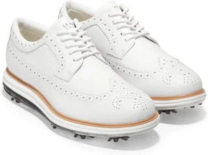 Cole Haan Men's ORIGINALGRAND Tour Golf Waterproof Oxford, Optic White Size 11.5 - Picture 1 of 7