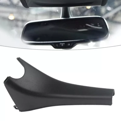 New Black Interior Rear View Mirror Trim Cover For Audi A4 A5 A6 S3 S4 S5 S6 TT - Image 1 of 4