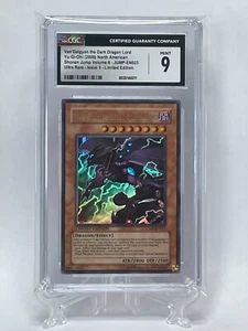 Yu Gi Oh Van'Dalgyon der Dunkle Drachenlord Ultra Rare Limited Ed JUMP-EN023 CGC 9 - Bild 1 von 3