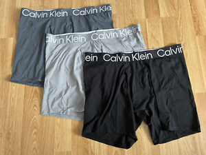 1 X Calvin Klein Men's Micro Rib Boxer Brief Shorts Moisture Wicking  M L XL
