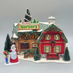 MRS CLAUS NORTHWOODS NURSERY 56.55601 Dept 56 SNOW VILLAGE Lights-Up WORKS! Box - Picture 1 of 21