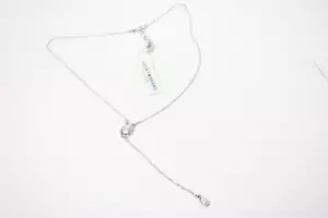 Lucky Brand Necklaces silver tone Lariat hammered pendant Y necklaces women's 21 - Picture 1 of 3