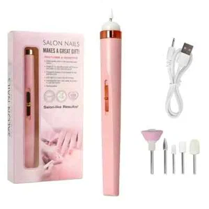 Trapano elettrico file unghie set macchina per pedicure manicure USB portatile professionale - Foto 1 di 11
