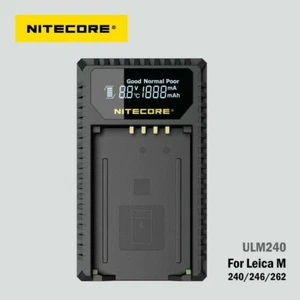 Ładowarka USB Nitecore ULM240 do akumulatorów Leica BP-SCL2 (seria M240) - Zdjęcie 1 z 12