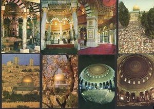 Lot von 8 Postkarten der Altstadt und Omar & Al Aksa Moschee, Jerusalem, Israel, - Bild 1 von 2