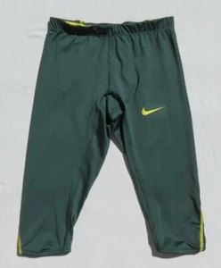 NEW NIKE Dri Fit Women’s Green 16” Long Tights Knee USA S Oregon Ducks - Picture 1 of 3