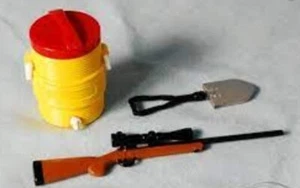 PHOENIX TOYS - Accessoire pour diorama - Fusil glacière et pelle - 1/10 - PHT... - Picture 1 of 1