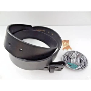 LOUP HURLANT BOUCLE CEINTURE CUIR AU CHOIX - Picture 1 of 5