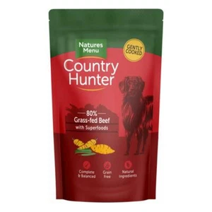 Natures Menu Country Hunter Wet Dog Food Pouches Grass-Fed Beef 6 x 150g - Picture 1 of 2