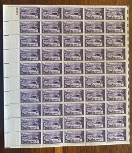 # 1025, 3 Cent Trucking Industry 50th Anniv. (1953) "POSTAMT FRISCH" - Bild 1 von 1