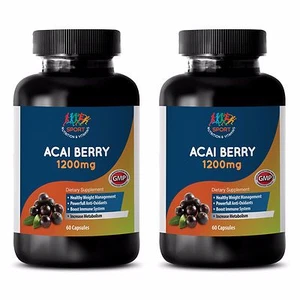 Organic Juice Powder - ACAI BERRY 1200MG - 1200mg of Antioxidants & Energy - 2B - Picture 1 of 12