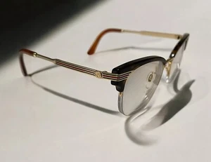 Gucci GG0201O Brown Tortoise Shell Cat Eye Eyeglasses Frames - Picture 1 of 11