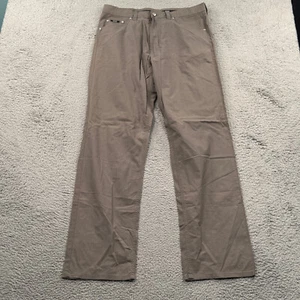 Boss Hugo Boss Jeans Men’s 36x34 Alabama Brown 100% Cotton Designer Lightweight - Picture 1 of 12