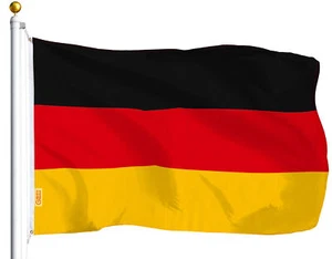 Deutschland Deutsche Flagge 3x5 Fuß bedruckt Polyester von G128 - Bild 1 von 6