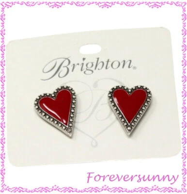 Brighton Dazzling Heart Red Small Post Earrings - Image 1 of 3